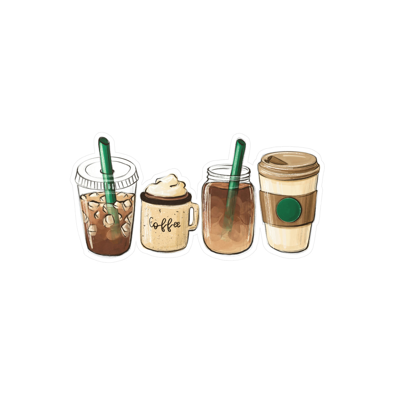 Coffee Sticker