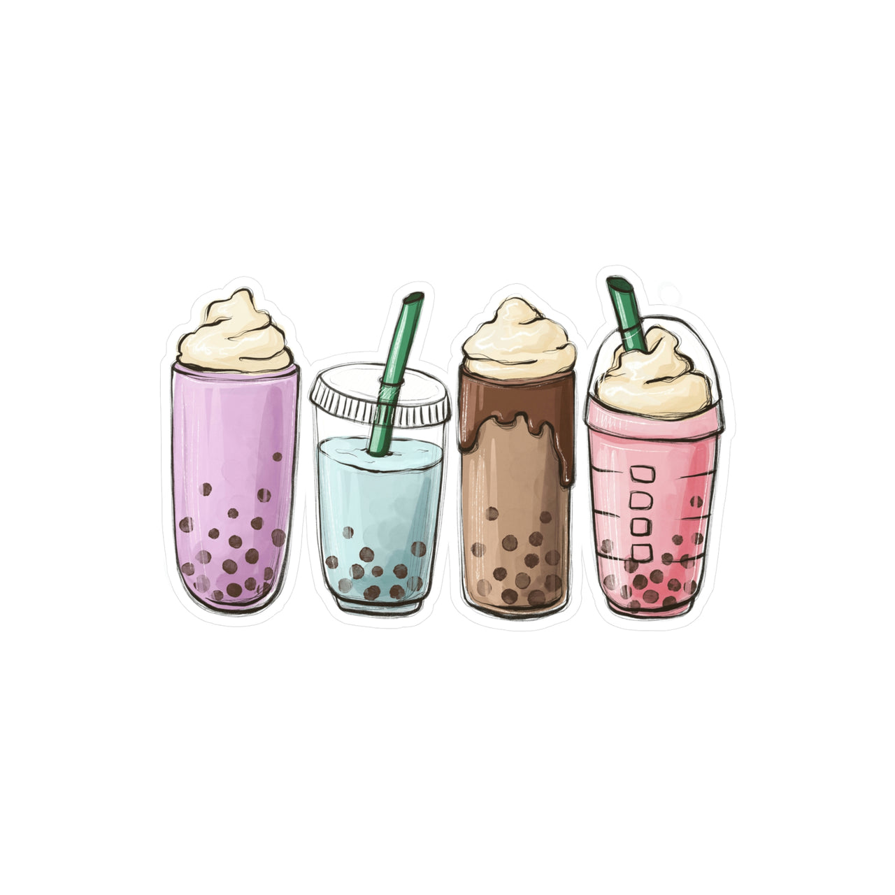 Boba Tea Sticker
