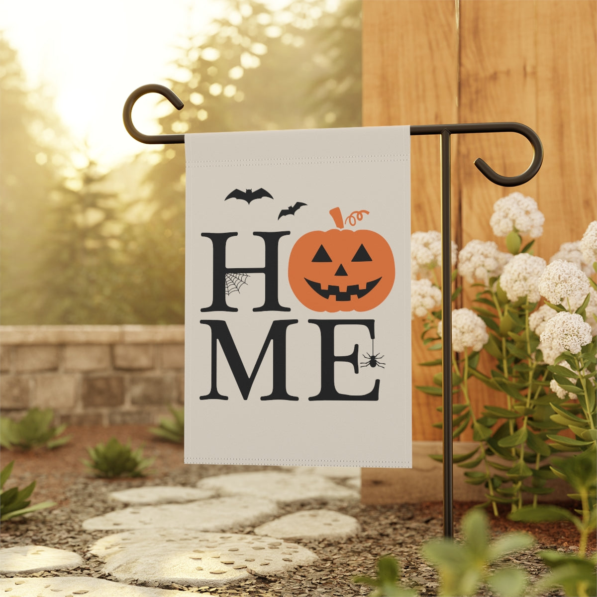 Pumpkin Jack-O-Lantern Home Halloween Garden Flag