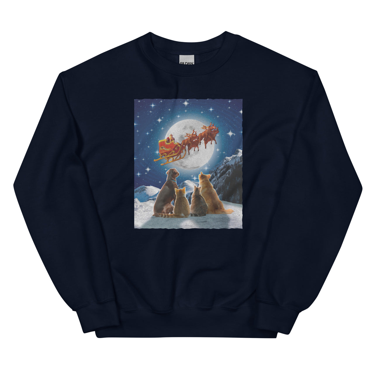 Cats and Dogs Christmas Sweatshirt