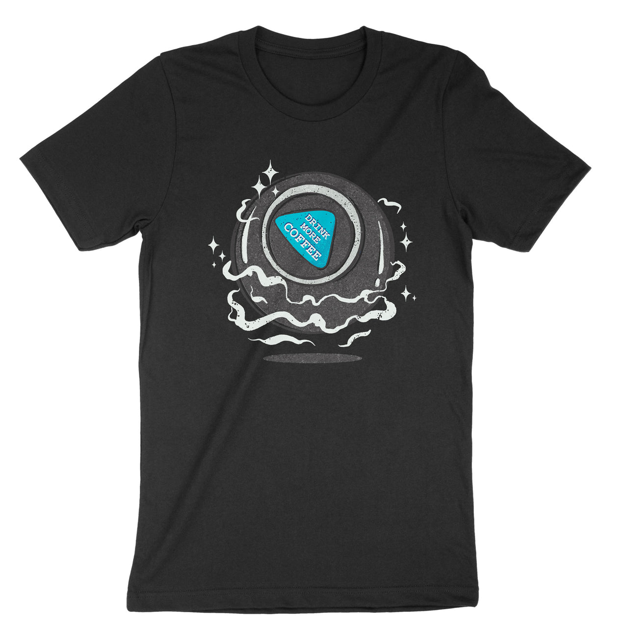 Coffee Magic Ball T-Shirt, Drink More Coffee Tee Shirt