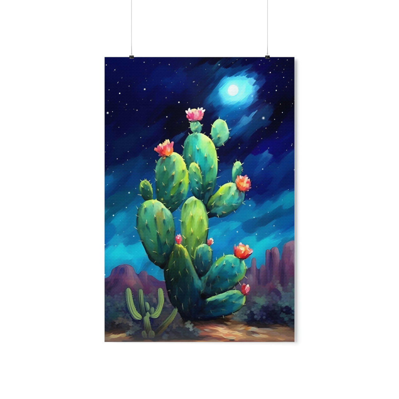 Prickly Pear Cactus Poster