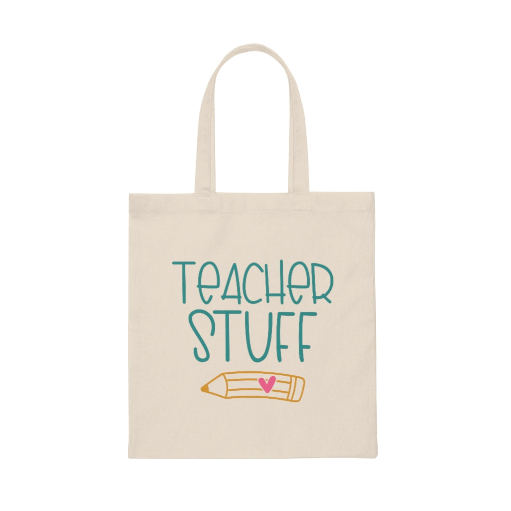 Teacher Stuff Tote Bag