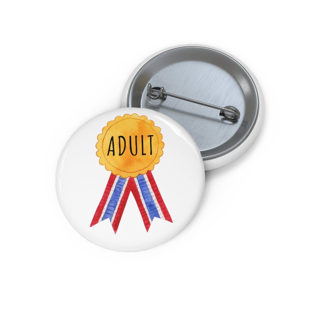 Adult Award Pin Button