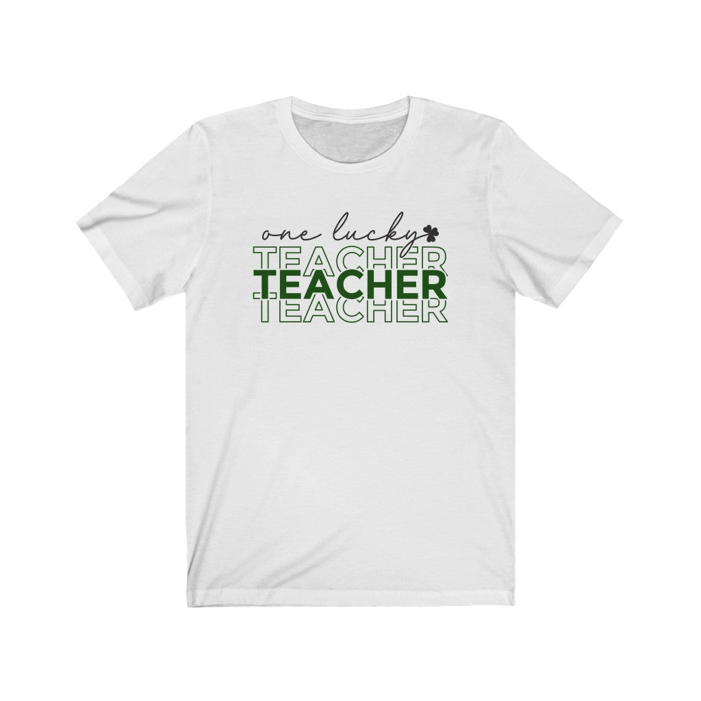One Lucky Teacher T-shirt - St.Patrick Day Teacher Shirt