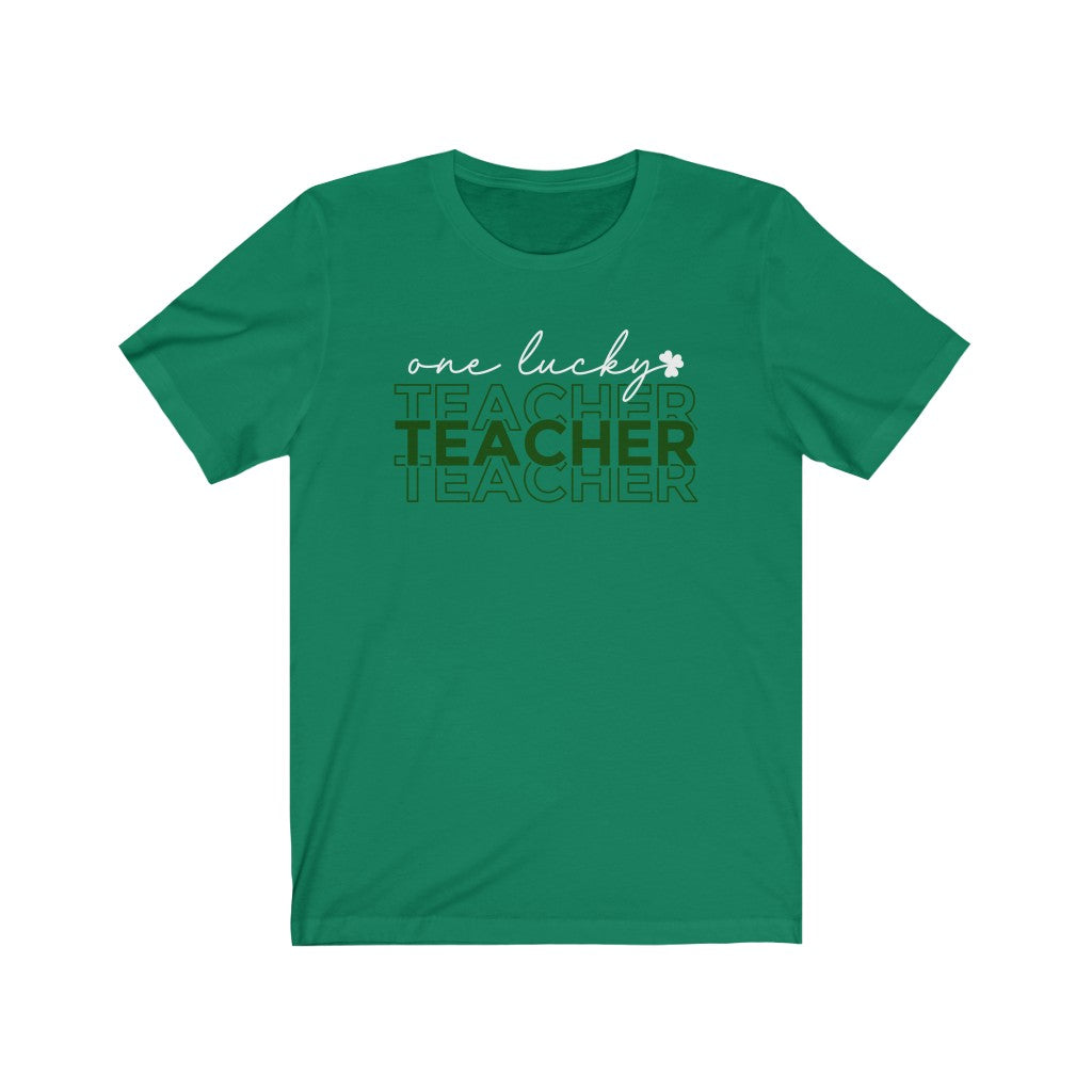 One Lucky Teacher T-shirt - St.Patrick Day Teacher Shirt