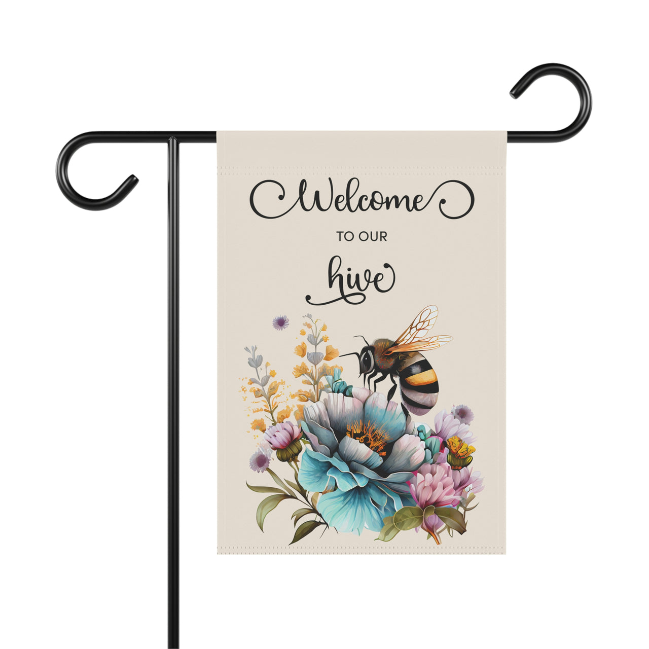 Welcome to our Hive Bee Garden Flag