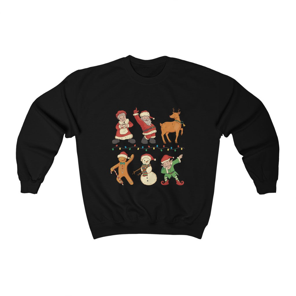 Christmas Characters Dancing Sweatshirt