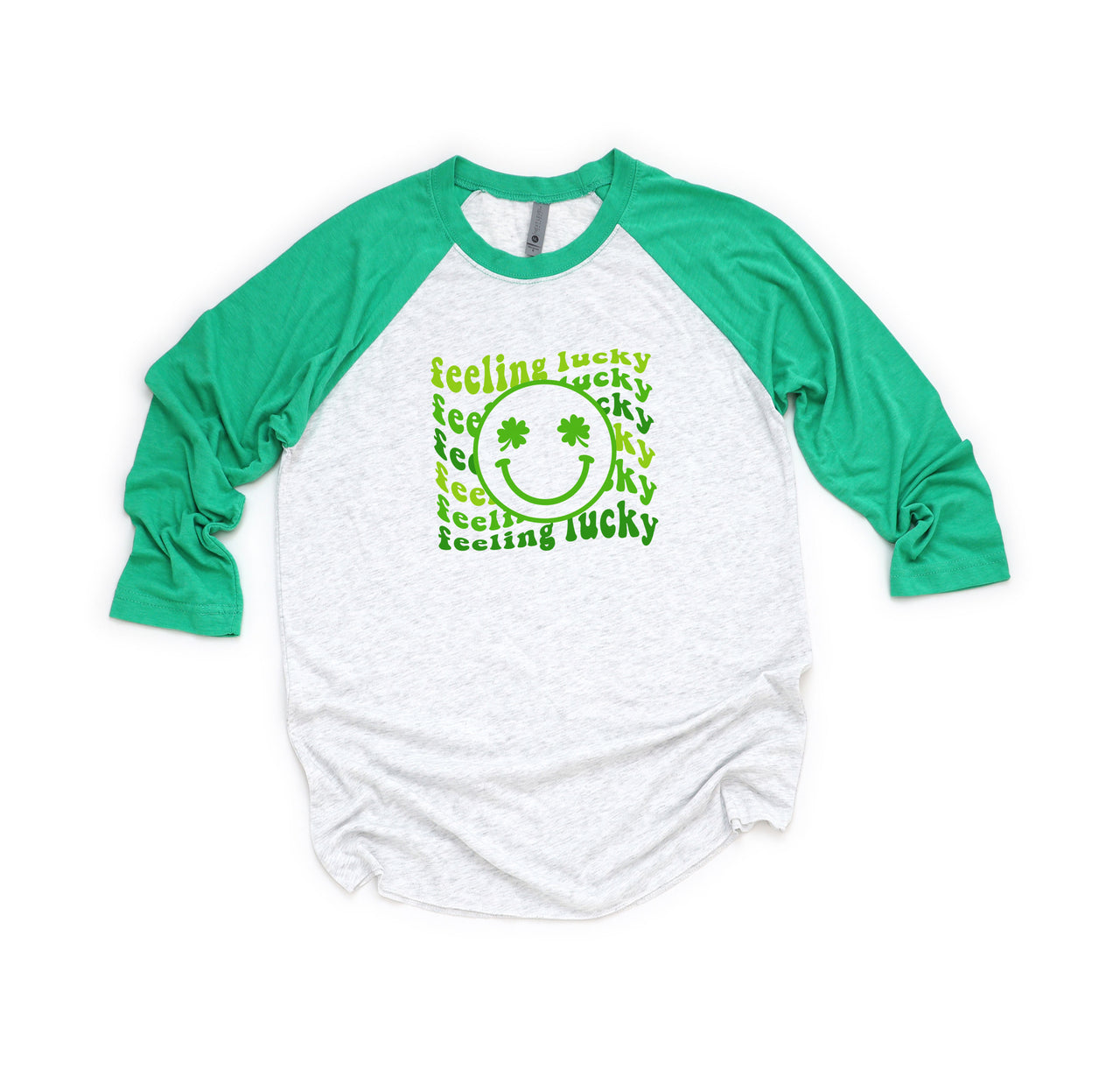 Feeling Lucky St. Patrick's Day Baseball Tee Shirt
