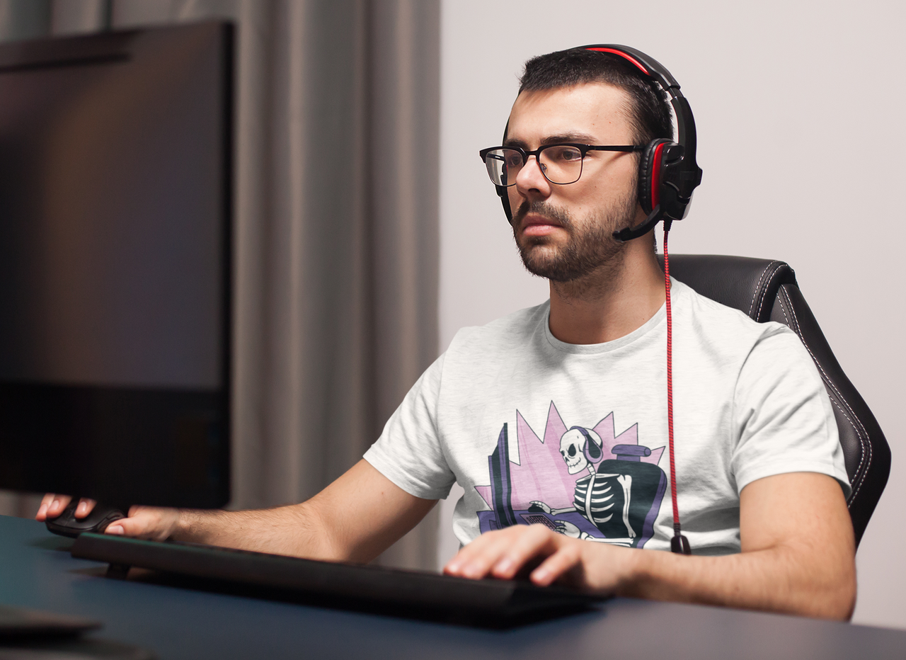 Gamer Skeleton T-Shirt