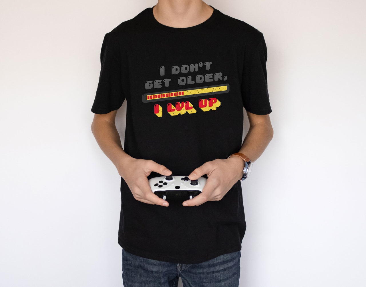 I Don't Get Older I Level Up T-Shirt - Gamer Birthday Tee Shirt