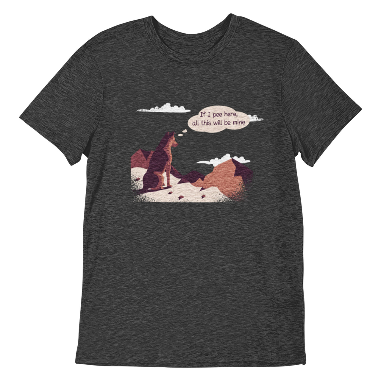 If I Pee Here Dog T-Shirt