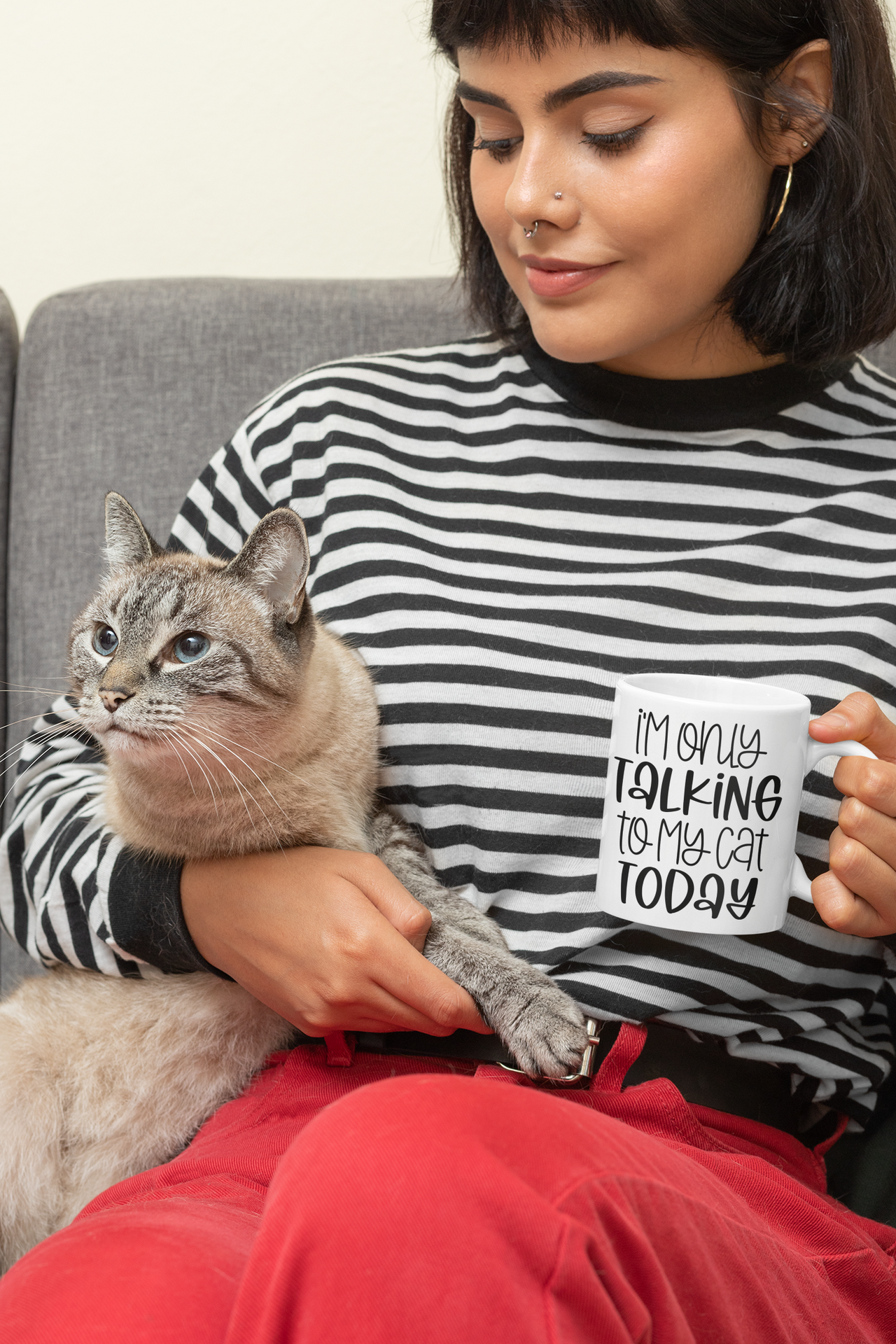I'm Only Talking to My Cat Today Mug