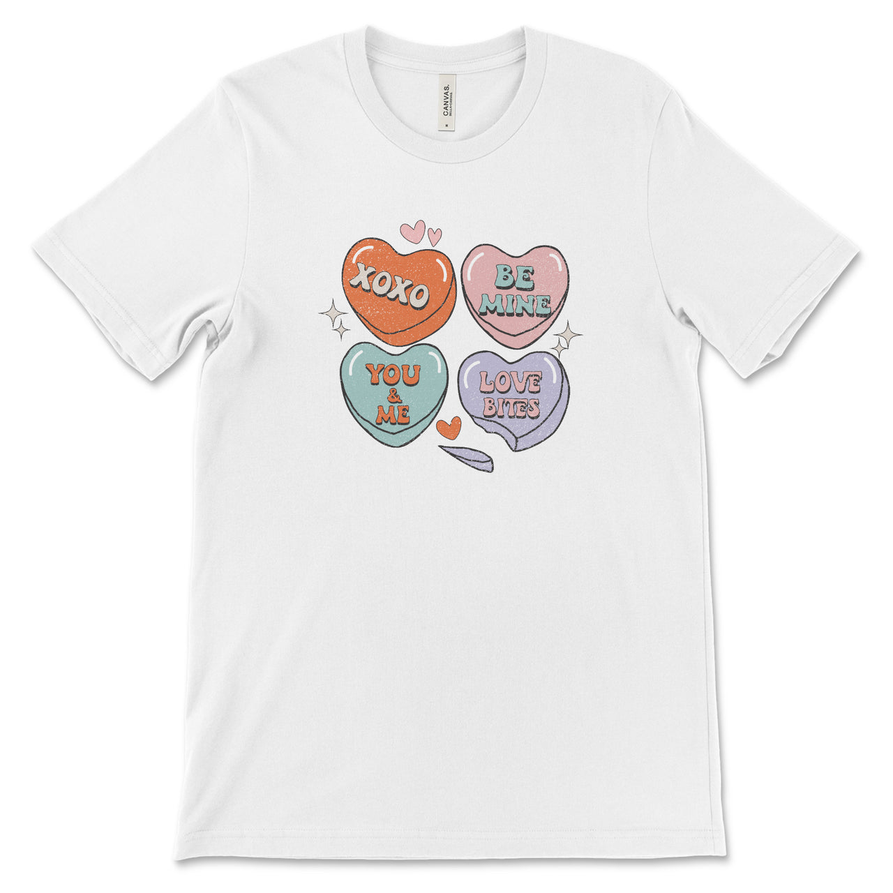 Love Bites T-Shirt - Valentine's Day Candy Hearts Shirt