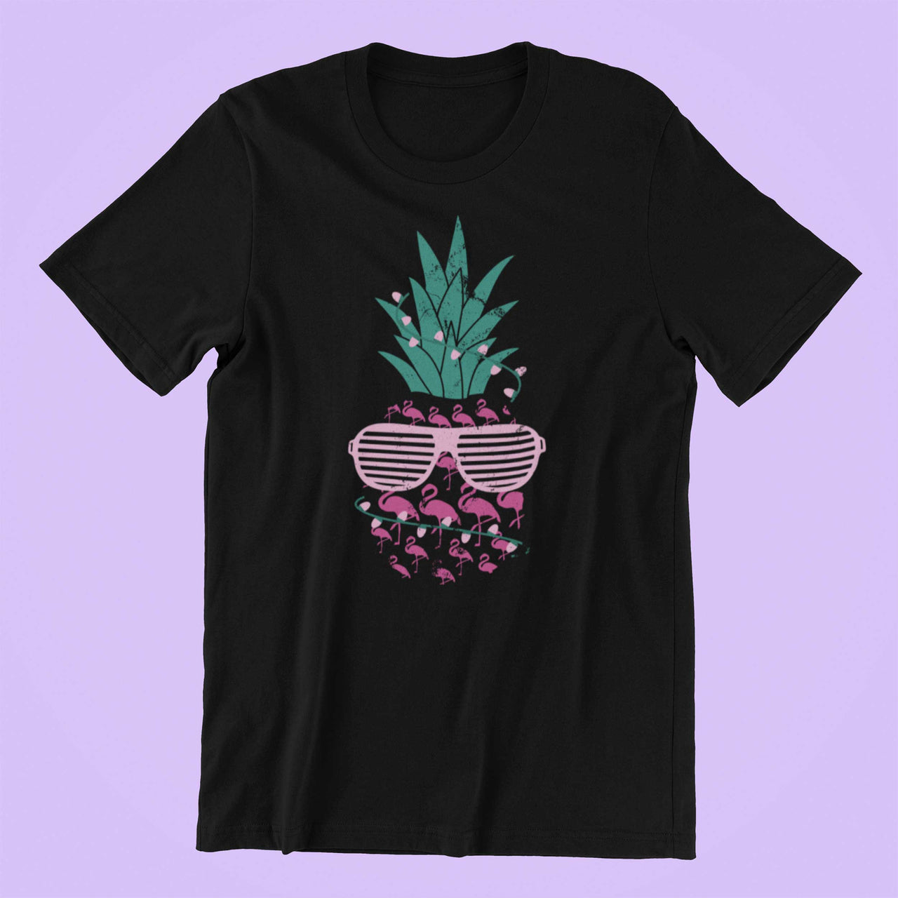 Flamingo Pineapple T-Shirt
