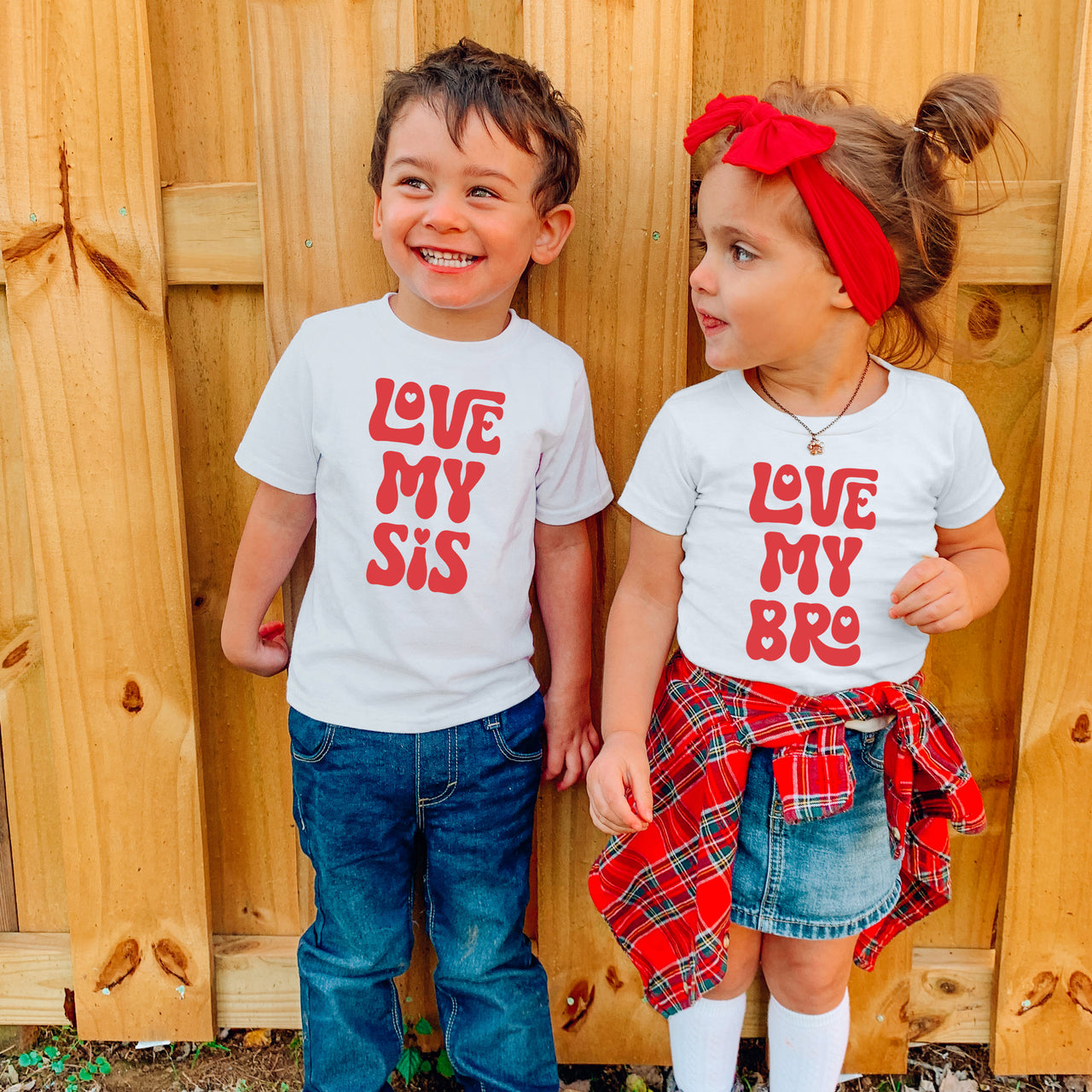 Matching Valentine's Day Toddler T-Shirts