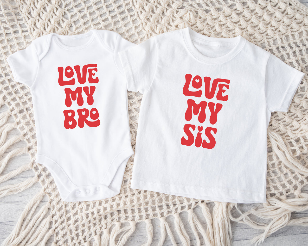Matching Valentine's Day Toddler T-Shirts