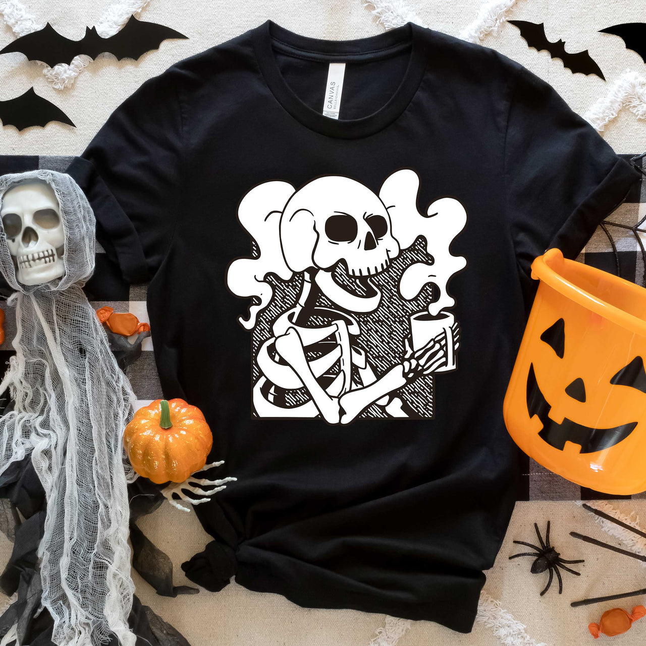 Skeleton Coffee T-Shirt