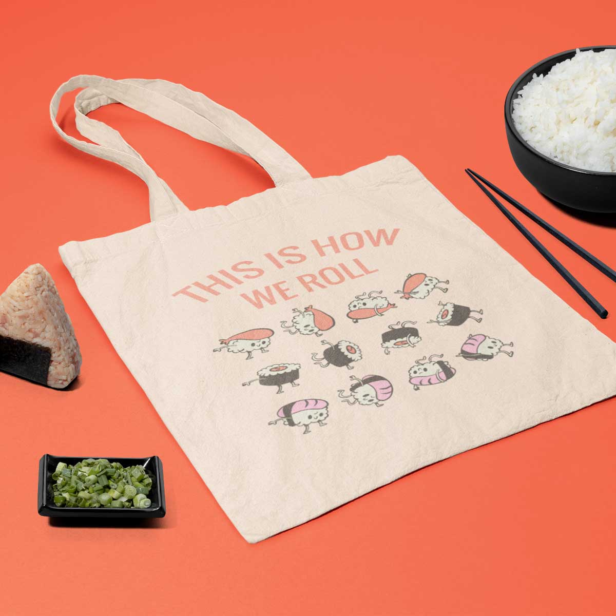 This is How I Roll Sushi Tote Bag