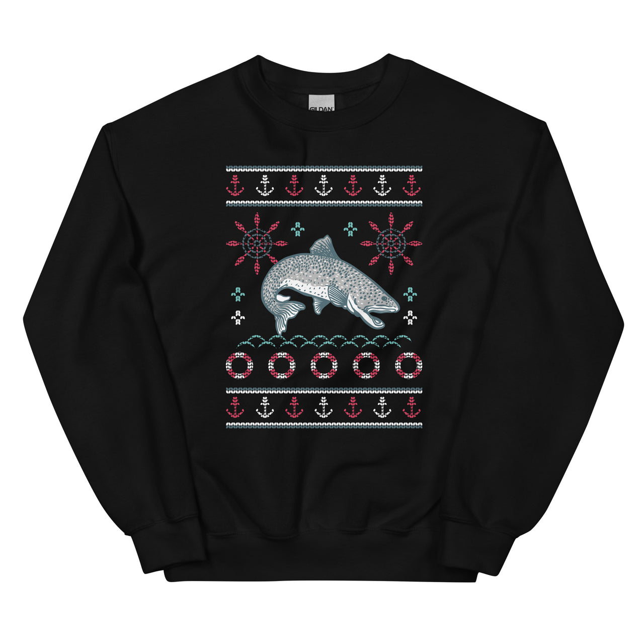 Fishing Ugly Christmas Sweatshirt