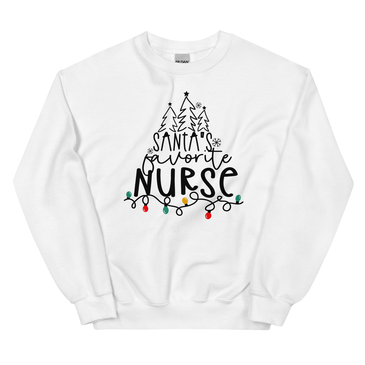 Santa's Favorite Nurse Christmas Sweatshirt