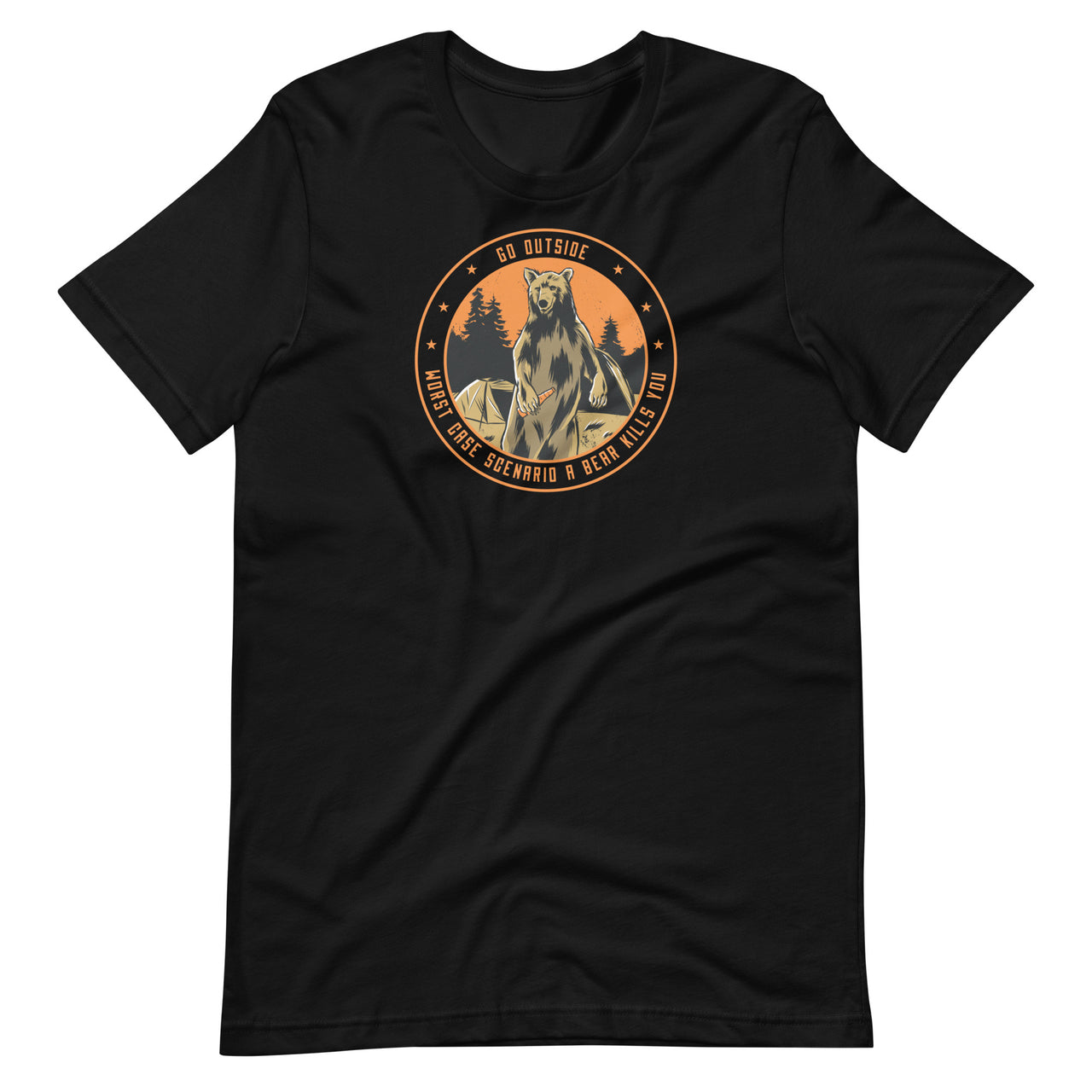 Go Outside More Bear T-shirt