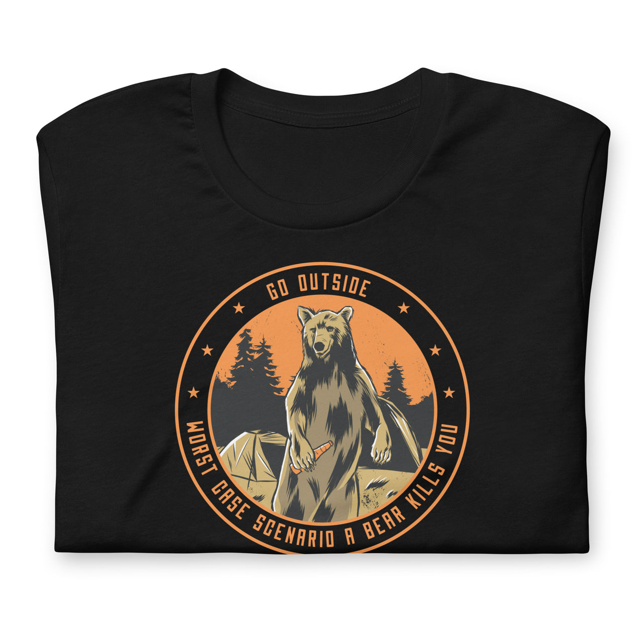 Go Outside More Bear T-shirt