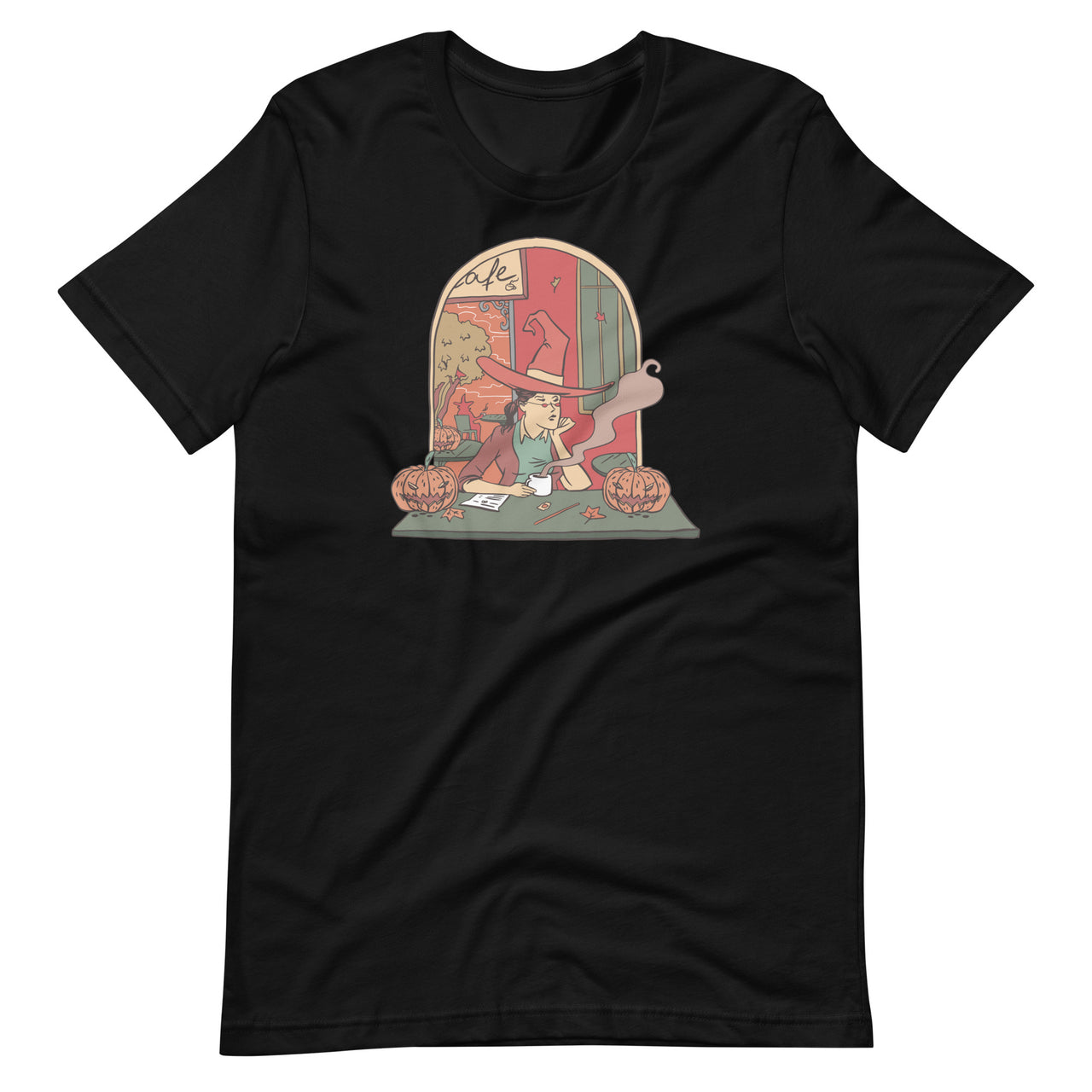 Coffee Witch Halloween T-Shirt